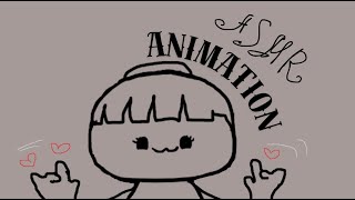 ASMR Animation  close up  sooooooooo tingly 🙌 [upl. by Aserehs]