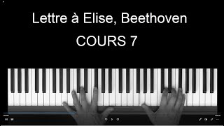 Lettre à Elise  Beethoven  Cours de piano  7  Méthode Bernachon  Für Elise [upl. by Westbrooke452]