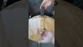 Elaboración funda de madera para Bayoneta woodworking [upl. by Hamrnand]