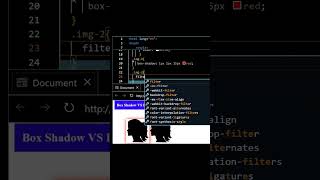 The FaceOff Filter Drop Shadow vs Box Shadow shorts viral foryou htmlforbeginners [upl. by Emiline340]