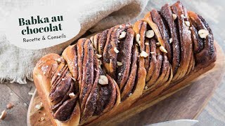 Babka au chocolat  Recette facile de brioche marbrée [upl. by Markiv]