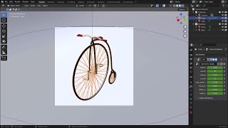 Blender GN velocipedepenny farthing [upl. by Ingaborg]