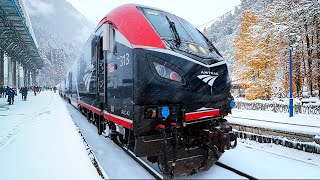 🇺🇸 3 Days on Amtrak’s Snowiest 28° Sleeper Train  Seattle  Chicago  Empire Builder🇺🇸 [upl. by Sluiter]