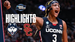 HIGHLIGHTS  UConn Womens Basketball vs USC  Elite 8 [upl. by Ian505]