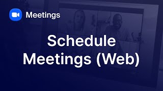 Schedule a Meeting from the Web or Desktop [upl. by Niattirb]