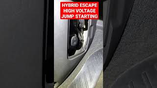 How to Jump Start Hybrid Escape P1A10 [upl. by Notlem]