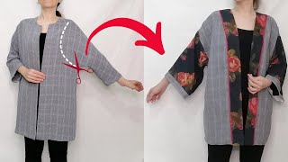 How to Upsize a Tight coat Sleeves to Fit you perfectly  A sewing trick [upl. by Riley]