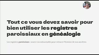 Comment exploiter les registres paroissiaux en généalogie [upl. by Fenn]