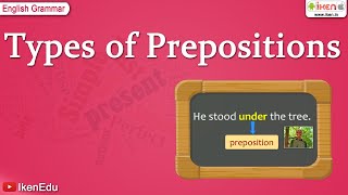 Types of Prepositions  Class 6 English Grammar  iKen [upl. by Tarfe]