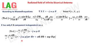 Radiated field of infinite Biconical Antenna Hindi  Antenna [upl. by Metsky]