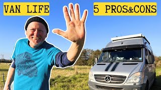 WHAT VAN LIFE IS REALLY LIKE  5 Pros and Cons of living van life off the grid [upl. by Parrie175]