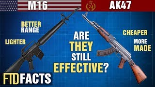 The Differences Between The M16 and AK47 [upl. by Ahsekal275]