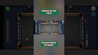 Risking All My Coins shorts 15M Mumbai 8ballpool games new gaming trending reels foryou [upl. by Noteek]