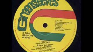 Papa Dimes  Thru Me 1982 Greensleeves 12quot GRED 104 [upl. by Peppy]