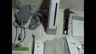 Wii System used Tested Compete MODEL  RVL001 USA SERIAL  LU376313858 [upl. by Whitcher]