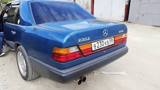 Выхлоп Мерседес 230е АМГ Mercedes 230e AMG [upl. by Arabelle814]