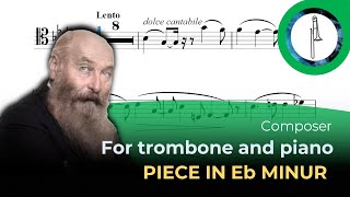 Play Along for Trombone Piece in eb Minur  For Trombone and Piano  Guy Ropartz no metronome 👇 [upl. by Pirbhai328]