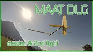 MAAT DLG maiden amp 2nd flight [upl. by Namyac]