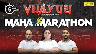 CLAT 2025  6Hours Maha Marathon Class  CLAT All Subjects Marathon Class [upl. by Brunella]