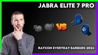 Jabra Elite 7 Pro vs Raycon Everyday Earbuds 2023 Comparison [upl. by Eramat]