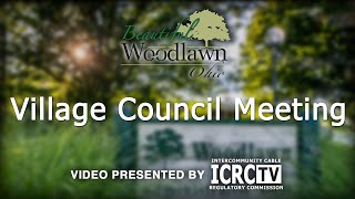 Woodlawn Village Council 102924 [upl. by Baggett]