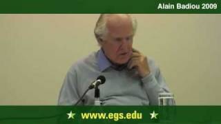 Alain Badiou The Event as Creative Novelty 2009 313 [upl. by Elac869]