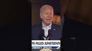 Joe Biden Celebrates Juneteenth Part 1 shorts [upl. by Nwahsyt]