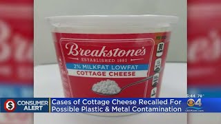 Consumer Alert Breakstones Cottage Cheese Being Recalled [upl. by Kenn]