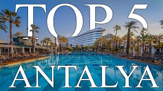 TOP 5 BEST All Inclusive Hotels in ANTALYA Turkey 2023 REVIEWS INCLUDED [upl. by Ronnoc]