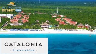 Catalonia Playa Maroma an All Inclusive Family Resort located in the Riviera Maya Mexico [upl. by Ahsenroc63]