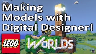 LEGO Worlds TUTORIAL  Build Your Own Models with Digital Designer [upl. by Dorthy]