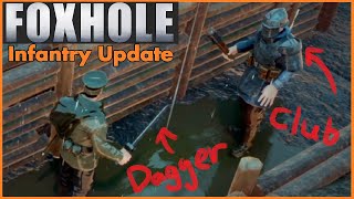 Melee Combat New Tanks Hospital and Stamina Reworks amp More  Foxhole Infantry Update Update 59 [upl. by Nichol]