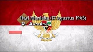 Tanpa Vokal ♬ H Mutahar  Hari Merdeka 17 Agustus 1945 ♬ Lirik Lagu Midi Karaoke [upl. by Balf]