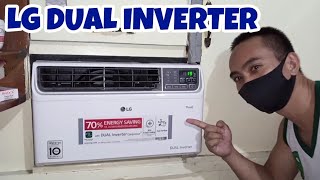 LG Dual Inverter Window Type Aircon Cleaning [upl. by Dumond387]