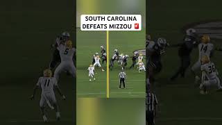 Rocket Sanders TD gives Gamecocks the win vs Missouri 🚀 shorts [upl. by Natek]