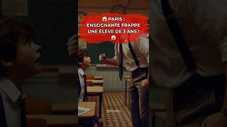 😱 Paris  Enseignante frappe une élève de 3 ans  😱 [upl. by Maryrose273]