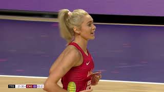 Vitality Netball World Cup 2019  Vitality Roses vs Trinidad amp Tobago highlights [upl. by Kramnhoj]