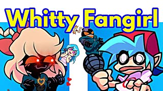 Friday Night Funkin Whitty Fangirl  Bubbles vs BFGF FNF ModHardCutscene  Gameplay [upl. by Atsirhc]