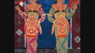 MORITA Rieko  JAPANESE PAINTING 森田りえ子 folk music NIHONGA peinture geisha japan japon [upl. by Ammamaria]