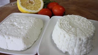 RICOTTA E PRIMOSALE 3 EURO 10 MINUTI ricetta ricotta e primosale formagella [upl. by Rotciv]