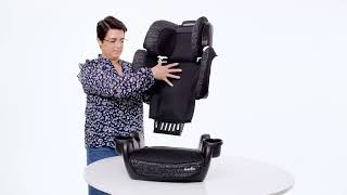 Evenflo GoTime Booster Car Seat How To Assemble and Install [upl. by Nathanil]