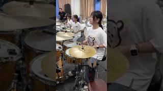 Girl playing drums rolls [upl. by Upali]