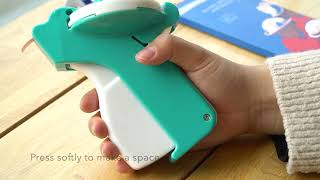 How to use MOTEX E 202 Embossing label maker [upl. by Llywellyn]