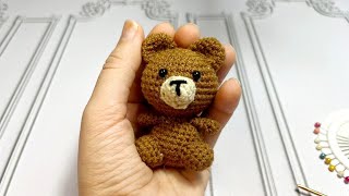 Crocheting a teddy bear [upl. by Elitnahc]