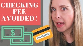 How to Avoid Checking Account Fees With a Free Checking Account [upl. by Nara]