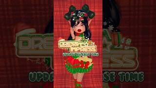 Release time for the Winter Dress To Impress Update 🎄❄️ dti dresstoimpress [upl. by Caine]