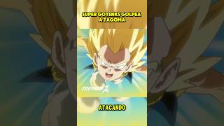 Super GOTENKS golpea a tagoma en las bolas del dragón freezer Bulma [upl. by Nnalatsyrc]