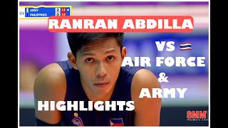 RANRAN ABDILLA HIGHLIGHTS VS THAILAND AIR FORCE AND ROYAL ARMY SEALECT TUNA 2019 [upl. by Galitea]