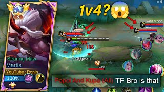 MARTIS DOMINATING ENEMIES IN EXP LANE  MARTIS BEST EMBLEM AND BUILD 2024 MUST WATCH  MLBB [upl. by Amati104]