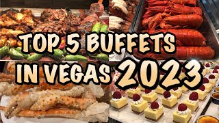 Top 5 Buffets in Las Vegas 2023 [upl. by Araht493]